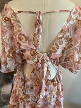 Load image into Gallery viewer, Mini Floral Open Back Dress

